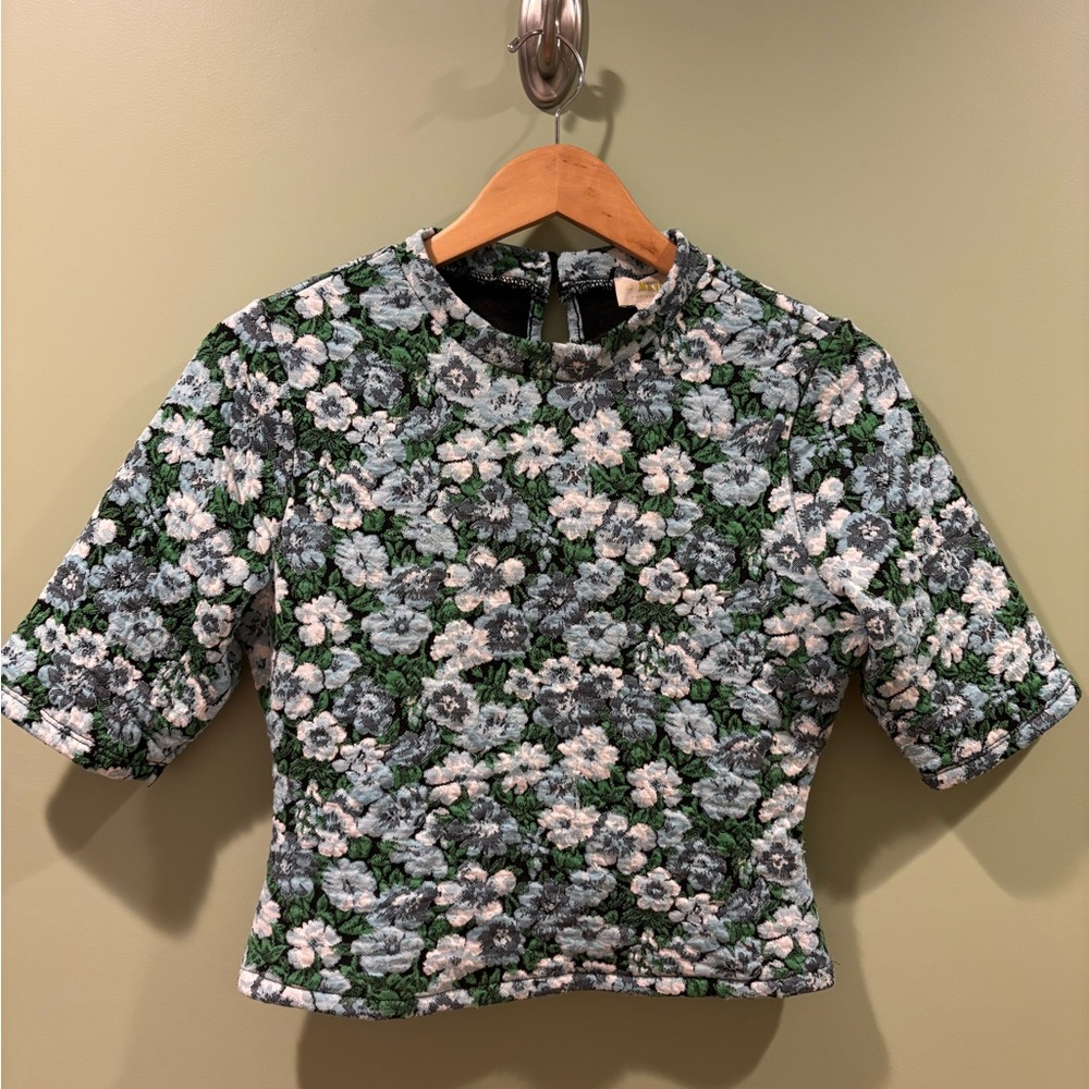 Maeve by Anthropologie - Floral Cropped Top Sz S